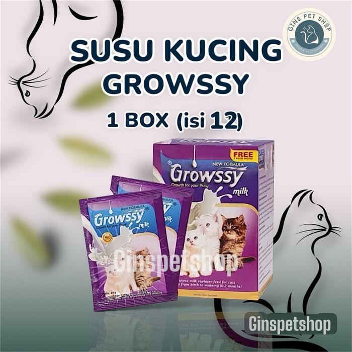 

terlaris Susu Kucing Growssy 1 Box (isi 12 pcs)