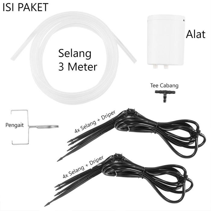ALAT SIRAM PENYIRAM TANAMAN OTOMATIS DENGAN TIMER WATERING GARDEN MINI