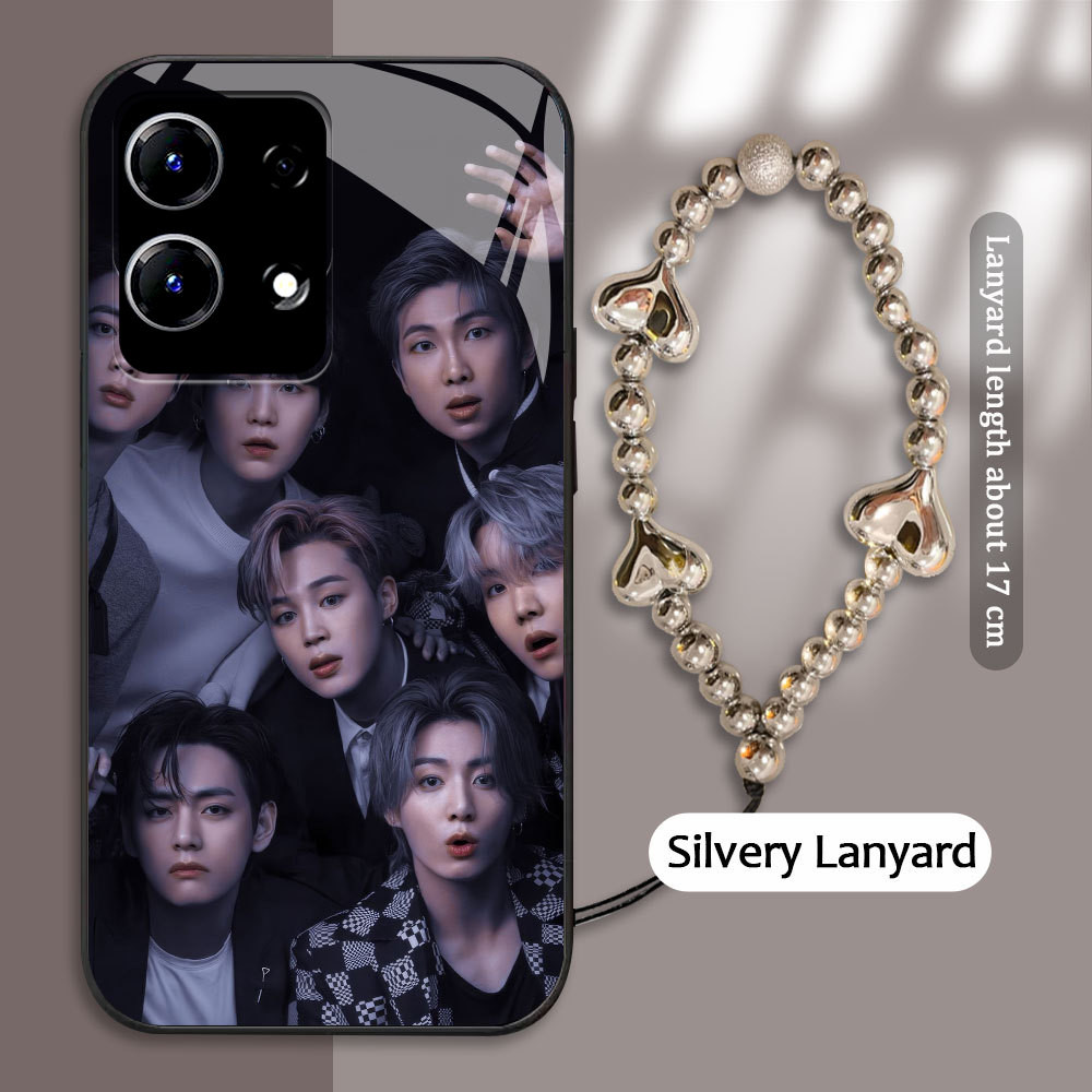 Tempered Glass case For Xiaomi Redmi Note 10 11 12 13 Pro Max PLUS Lite 10S 11S 10T 5G 4G kasing Han