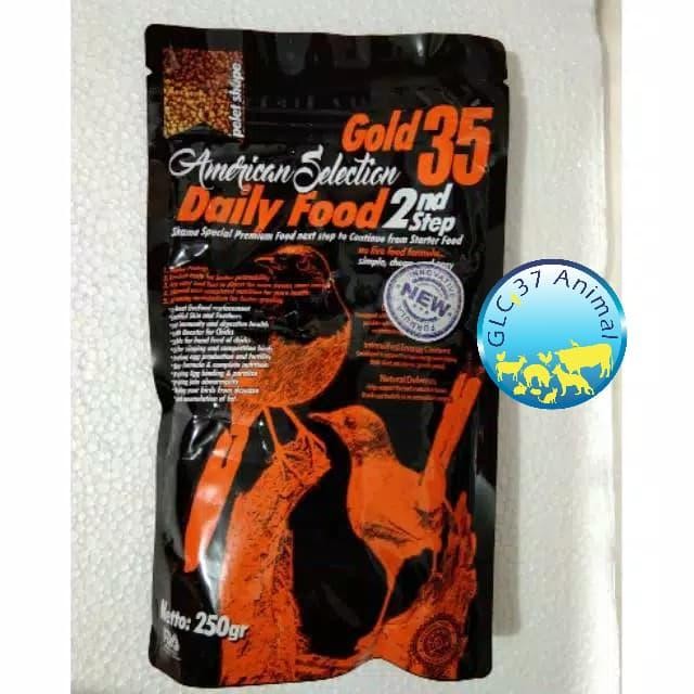 AMS STEP 2 AMERICAN SELECTION 250 PAKAN PUR VOER HARIAN BURUNG MURAI