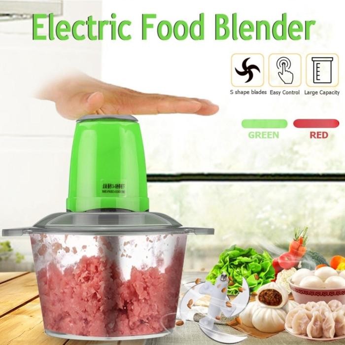 Mkc Mkc 129 Blender Daging 2.1 L Multifungsional Blender Chopper Elektrik 4 Pisau Pasti Ori