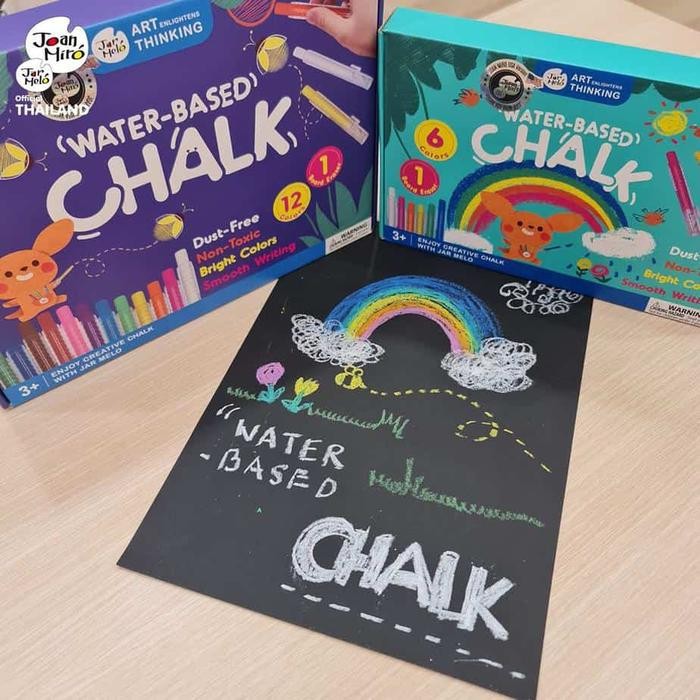 

Joan Miro Jar Melo Water Based Chalk 12 Color Dustless Kapur Anti Debu