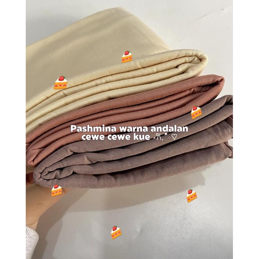 Pashmina Kaos Rayon Model Terbaru Jilbab Kerudung