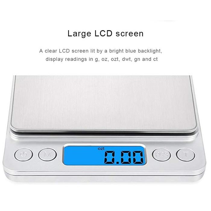 Timbangan Emas 500Gr / 0.01Gr Perhiasan Digital Pocket Gold Scales Pasti Ori