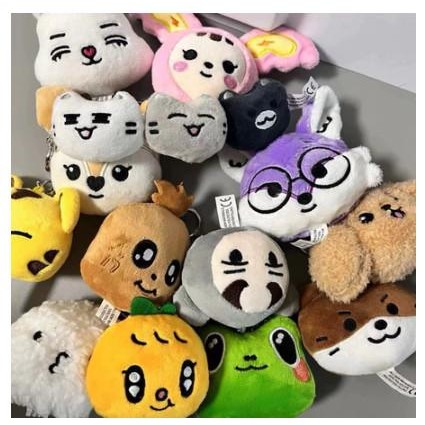 

Rk Miniteen Seventeen Plushie Keychain Head Miniteen Bag Charm Seventeen Plush Baju