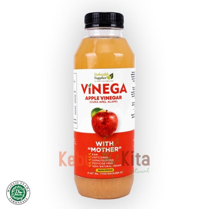 

Vinega Apple Cider Vinegar 500Ml With The Mother (Cuka Apel Vinega)