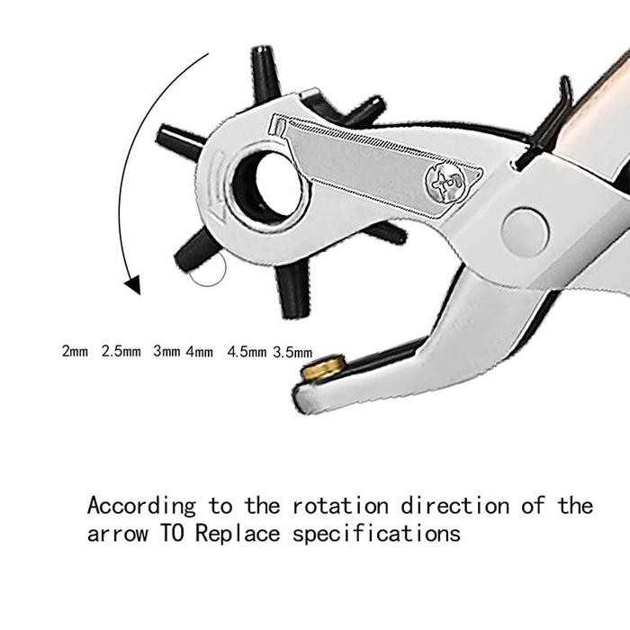 

Promo [Kbm] Tang Pembolong Sabuk Kulit Kertas Plastik Hole Puncher Terjamin