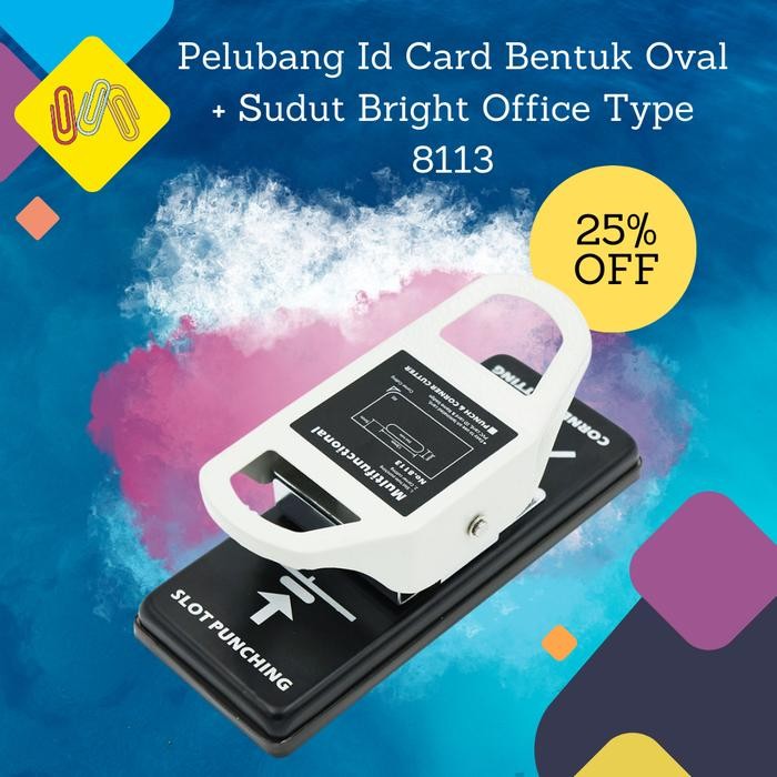 

Promo Punch Id Card Cutter No.8113 Bright Office / Pemotong Id Card Termurah