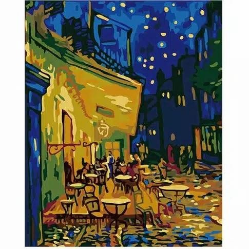 

Promo Diy Painting By Number 50X40Cm Kerajinan Tangan Lukisan Vg Restorante Terlaris