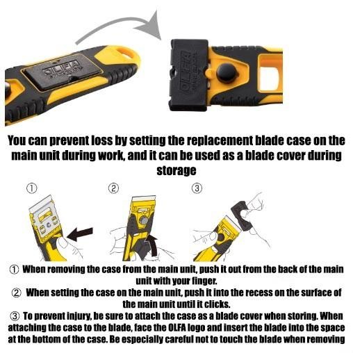 

Pengikis Tangan 232B (Gsr-2) G-Scraper Slim Glass Mini Scraper Olfa