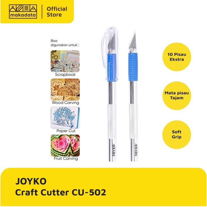 

CRAFT CUTTER / PEMOTONG KERAJINAN JOYKO CU-502 (1 PCS) MURAH KODE 846