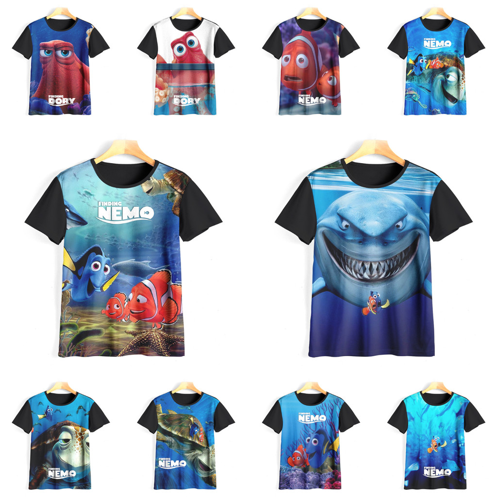 Kaos Finding Nemo Keren Kaos Animasi Finding Nemo & Finding Dori Baju Nemo Murah Untuk Anak Umur 1-1