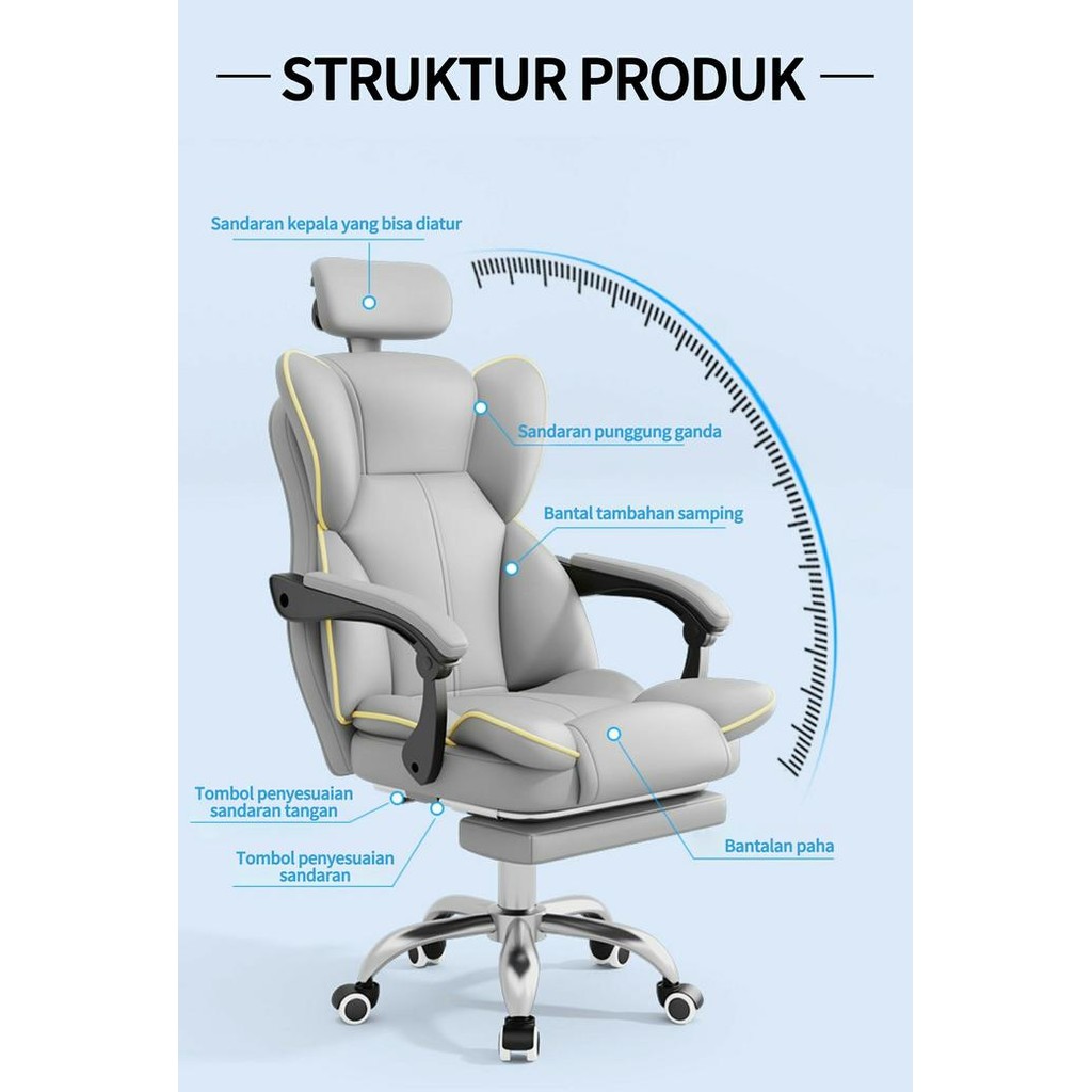 (Expert) Kursi Game Santai/Kursi Game/Kursi Kantor/Kursi Komputer