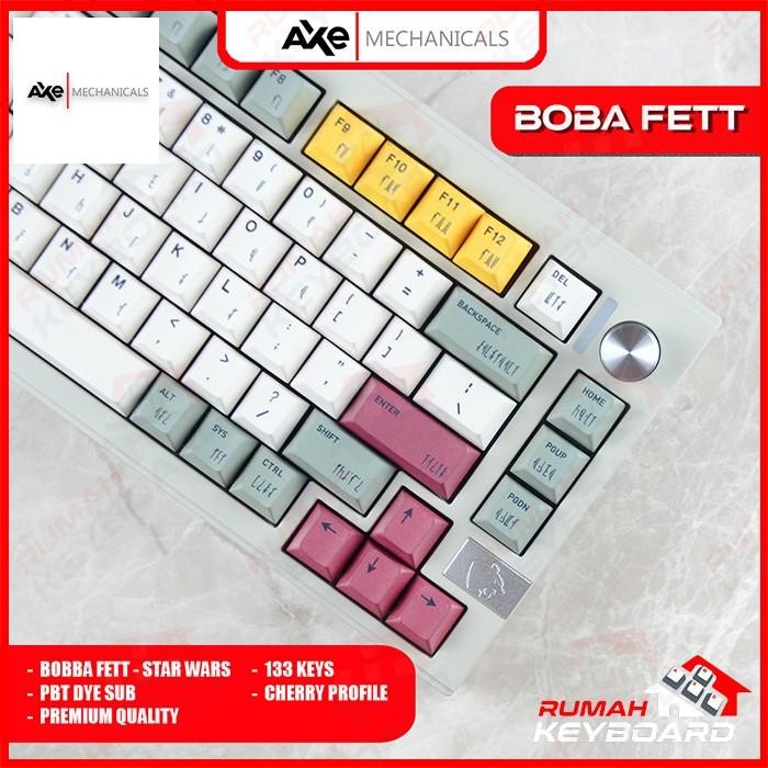 (Expert) KEYCAP - KEYCAPS - CHERRY - Bobba Fett - Star Wars - PBT - DYE SUB