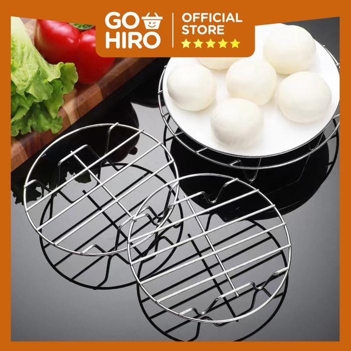 Tatakan Panci Stainles Steel / Alas Wajan Panci Piring Kukusan / Alas Kukus Tatakan Kukus