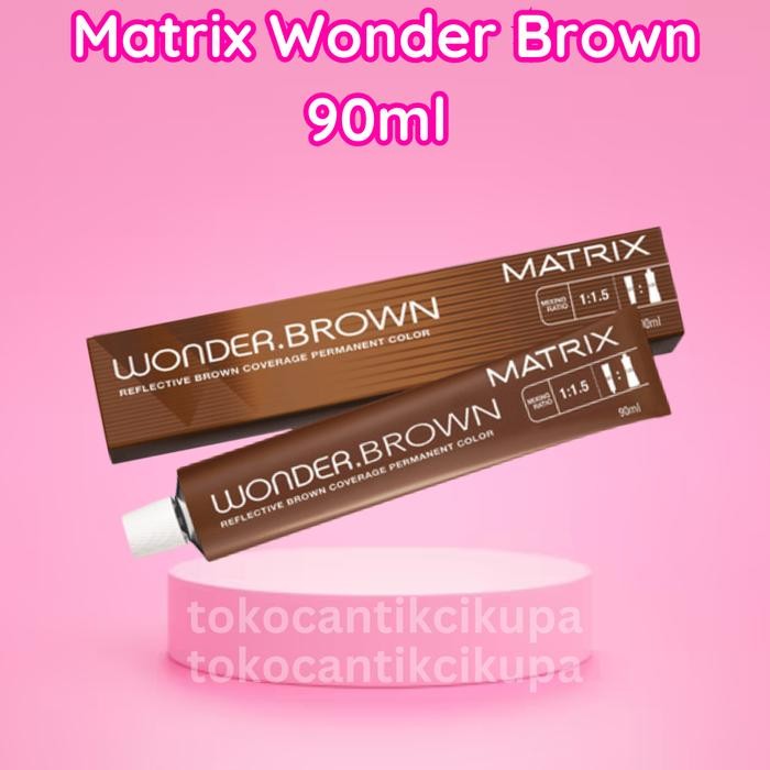 MATRIX Wonder Brown 90ml Cat Rambut Permanen Warna Coklat