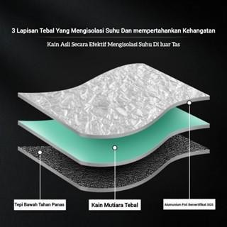 Tas Thermal Cooler Bag / Cooler Bag Aluminium Foil Thermal / Tas Bekal Makanan Anti Air Tahan Panas