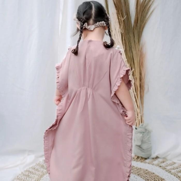 (Expert) Kaftan Raya , Dress kaftan twill anak perempuan