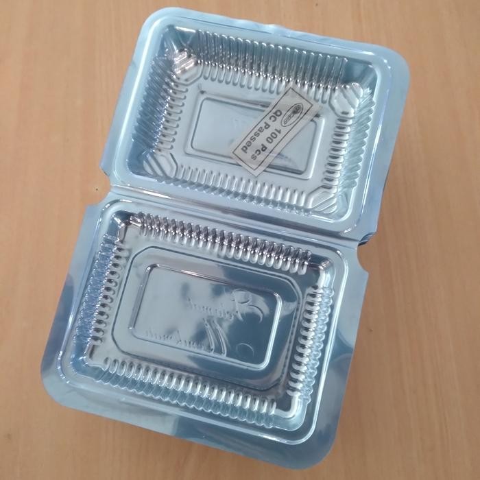 mika plastik 5 A(mika kotak kemasan kue)isi 100 pcs