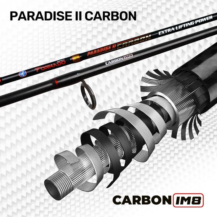 JORAN PARADISE II CARBON SOLID IM8 FULL EVA DAN JAPAN STYLE GARANSI 1 TAHUN PANCING ORIGINAL QUALITY