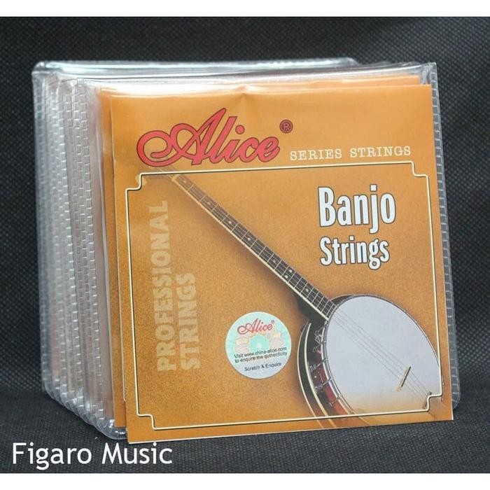 Kesuor- Senar Banjo Alice / Banjo Strings AJ05 Stainless Steel SET 5 String