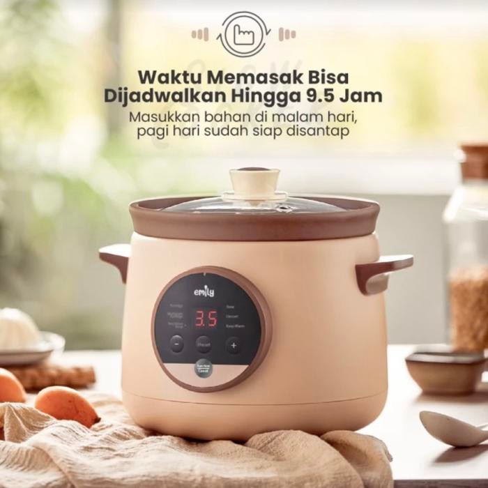 emily slow cooker 1,5 liter