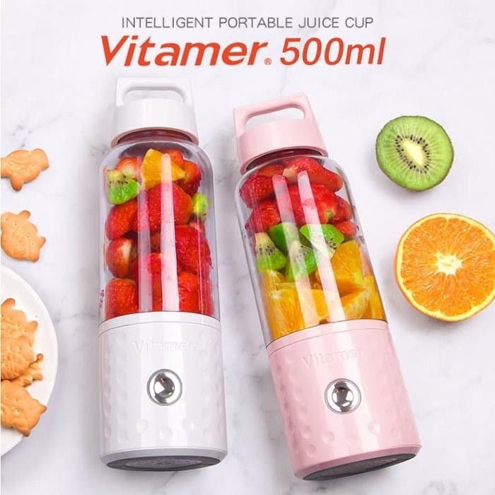 Vitamer Juicer 500ml Blender Portable Premium Blender Juice Mini USB 4 Mata Juicer