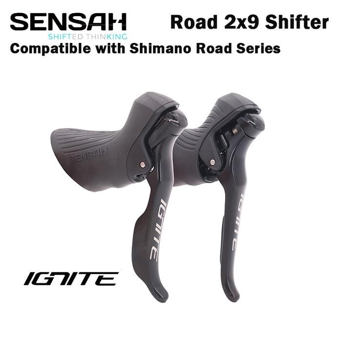 Shifter Brifter Sensah Ignite 2X9 Speed Brake Lever Bicycle