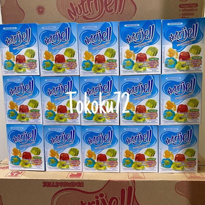 

Nutrijell Jelly Plain 15 gr per box isi 12 pcs