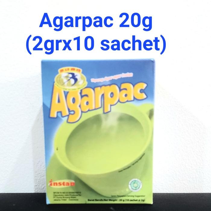 

Swallow Globe Agarpac Agar Drink High Fiber Instan 10 s x 10 20g 20 g