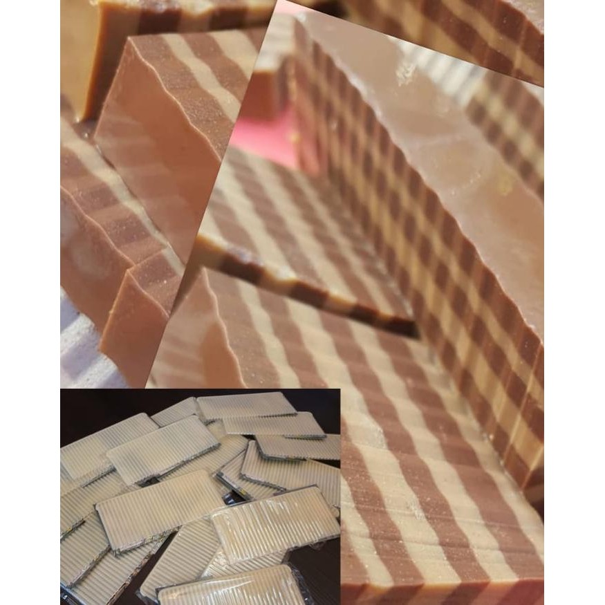 

potongan pudding gelombang