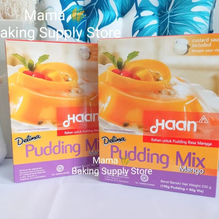 

HAAN Delima Pudding Puding Mix Mangga Mango Pudding 230 gr