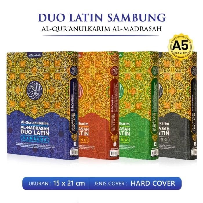 

Al Quran Al Madrasah Duo Latin Sambung A5, Alquran Almadrasah Tajwid