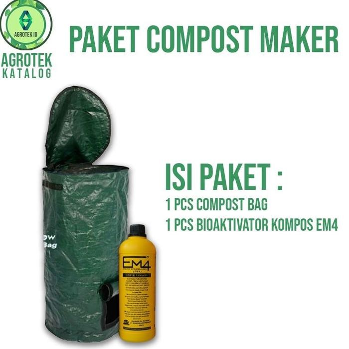 Paket Pembuatan Kompos Bioaktivator EM4 Compost Bag