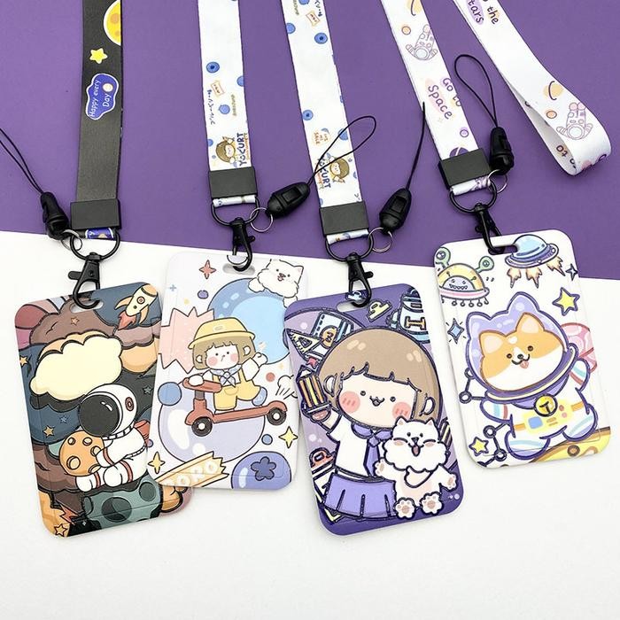 

Ready- Lanyard Id Card Lucu / Astronot / Cute Girl / Cute Boy / Lanyard Viral