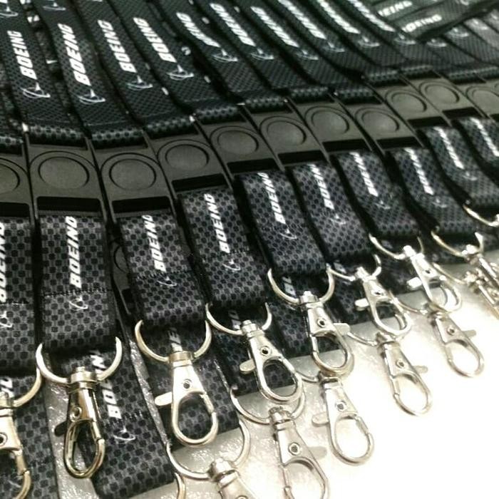 

Ready- Lanyard / Gantungantali Id Card Boeing Carbon Premium