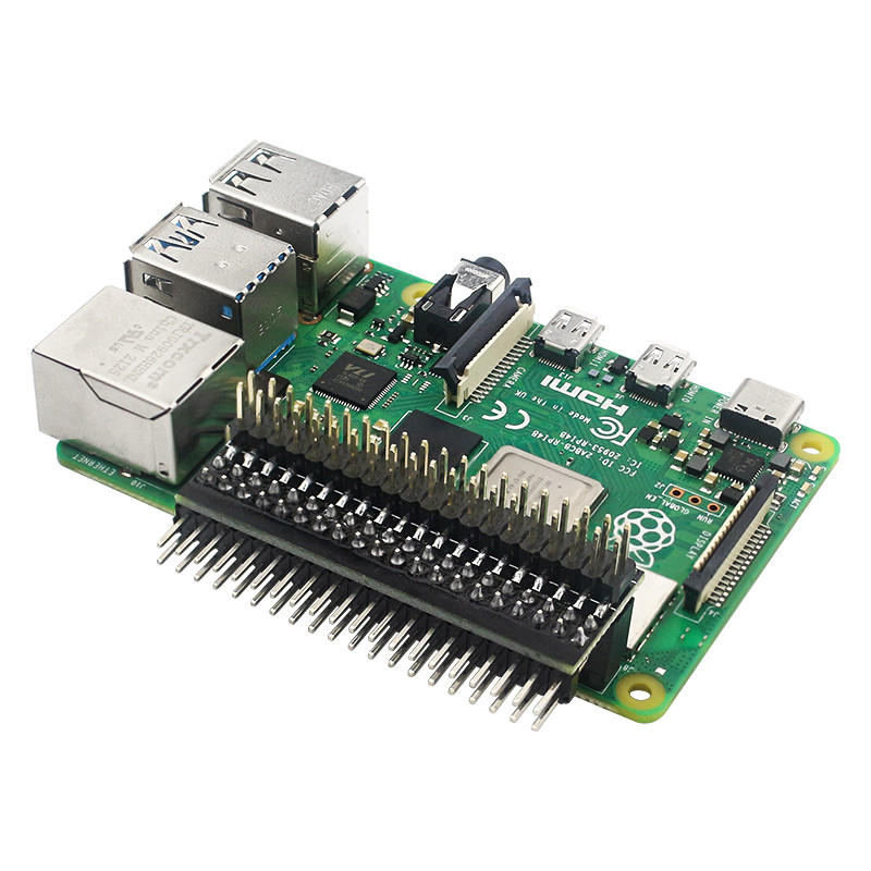 Raspberry Pi GPIO Header 1 to 2 Edge Extension HAT 40 Pin Expansion Adapter for RPI 4B 3B+ 3B Zero 2