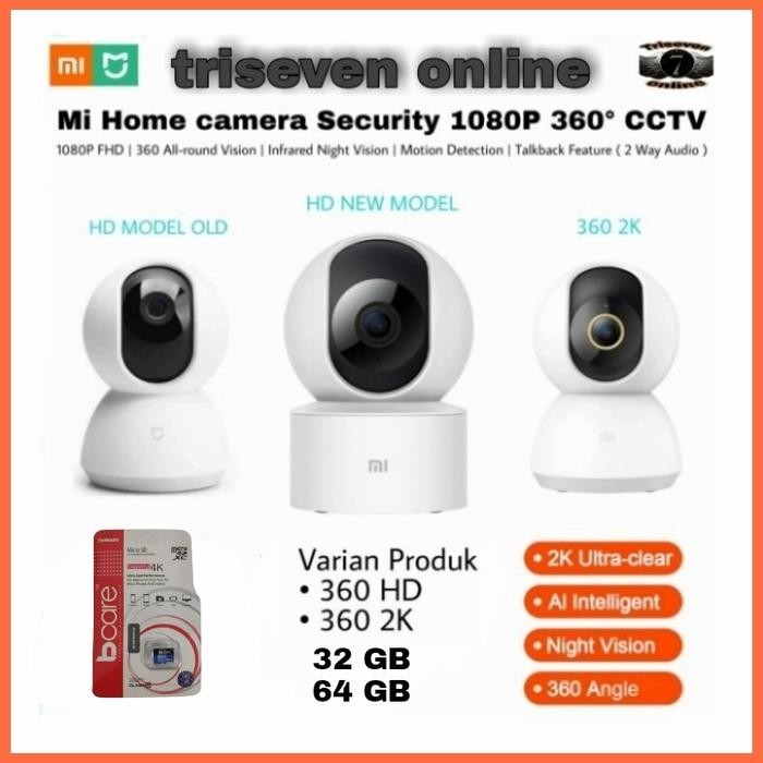 Xiaomi Camera 360 2k/1080P-Xiaomi CCTV MI Home Scurity Camera 360
