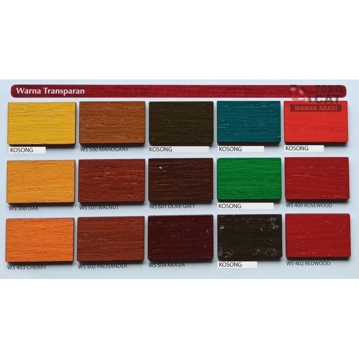 Cat Politur Mowilex Woodstain 1 Kg #Gratisongkir