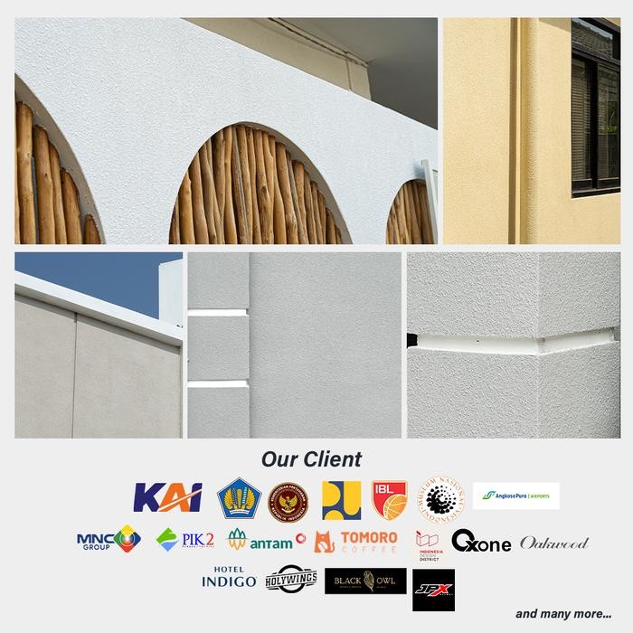 Cat Tekstur Puffin Art Texture Multicolour Cat Tembok Texture #Gratisongkir