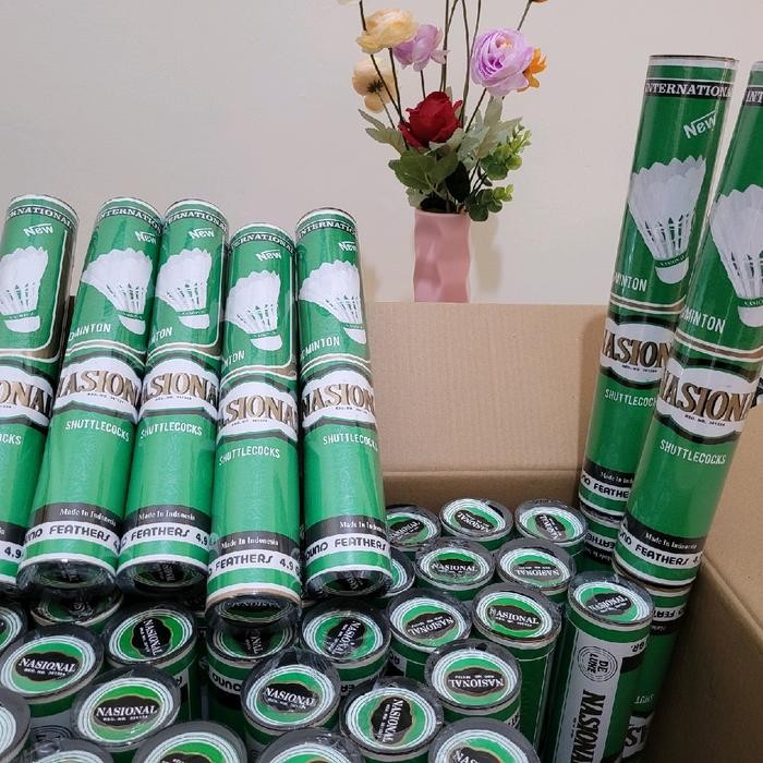 Shuttlecock Badminton Kok Bulutangkis Nasional Hijau 1 Slop