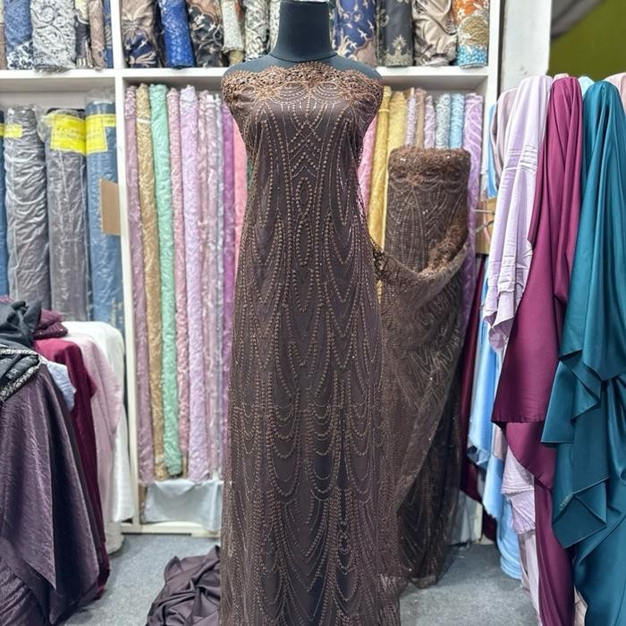

(0,5M) TULE PAYET PRADA - TULLE METERAN KODE 553