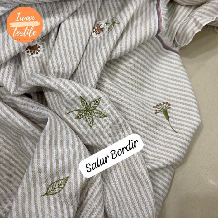 

PROMO KAIN KATUN BORDIR IMPORT BAHAN MUKENA GAMIS DRESS PREMIUM KODE 760