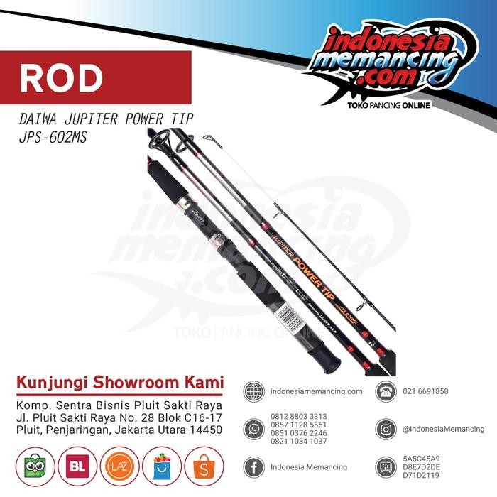 Joran Spinning Daiwa Jupiter Power Tip 2017 - 602MS