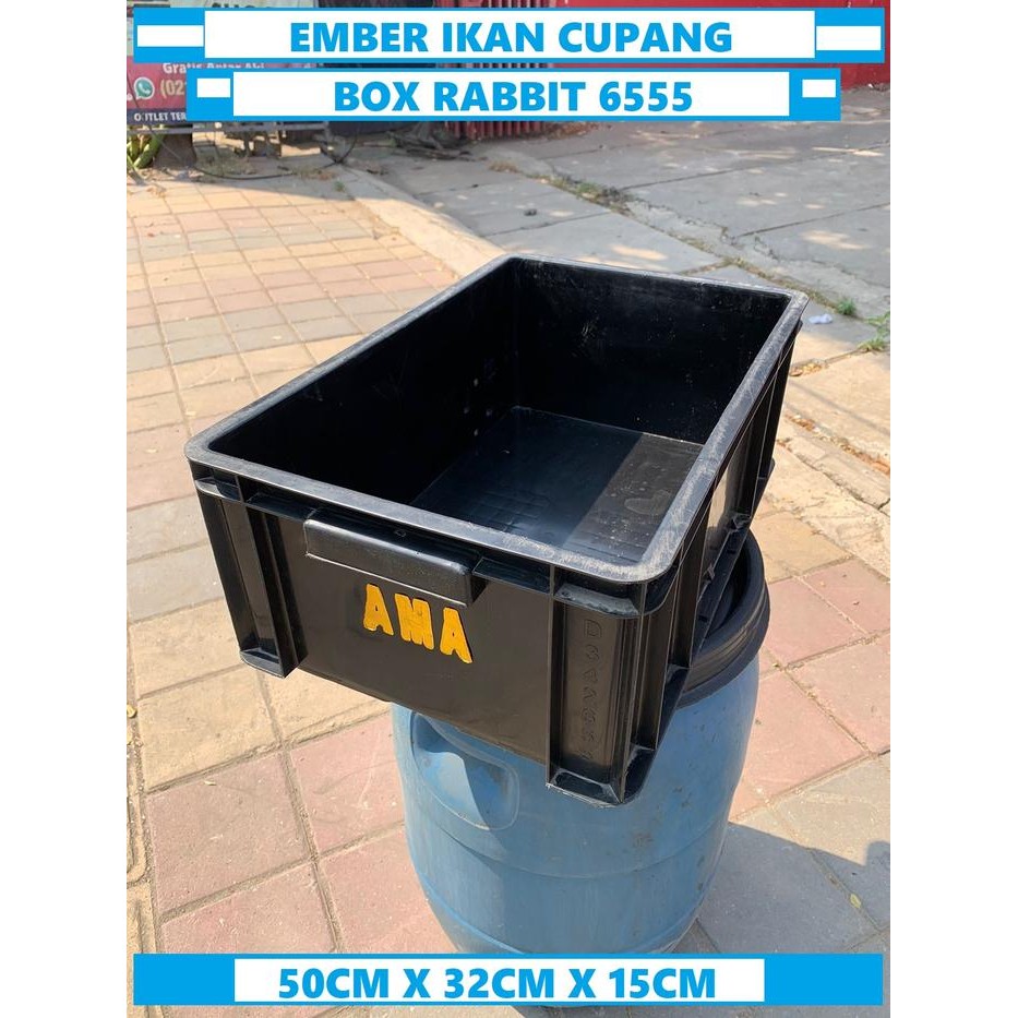 Box Plastik Rabbit 6555 Box Container Industri Bak Plastik Rabbit 6555