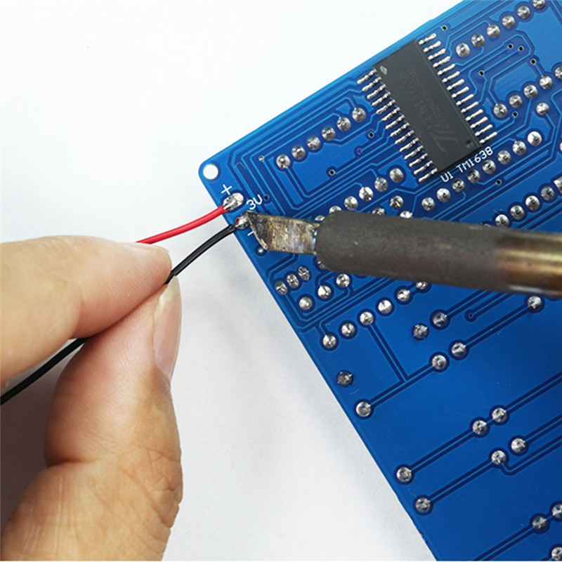 Learn Soldering With DIY LED Digital Tube Calculator Kits, Controlled By 51 Microcontroller For