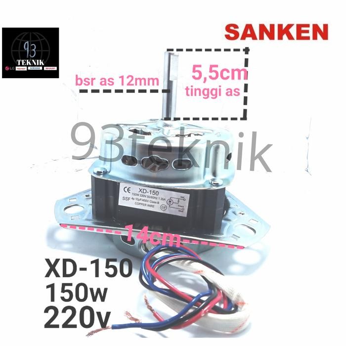 Dinamo Pencuci Mesin Cuci 2 Tabung Sanken