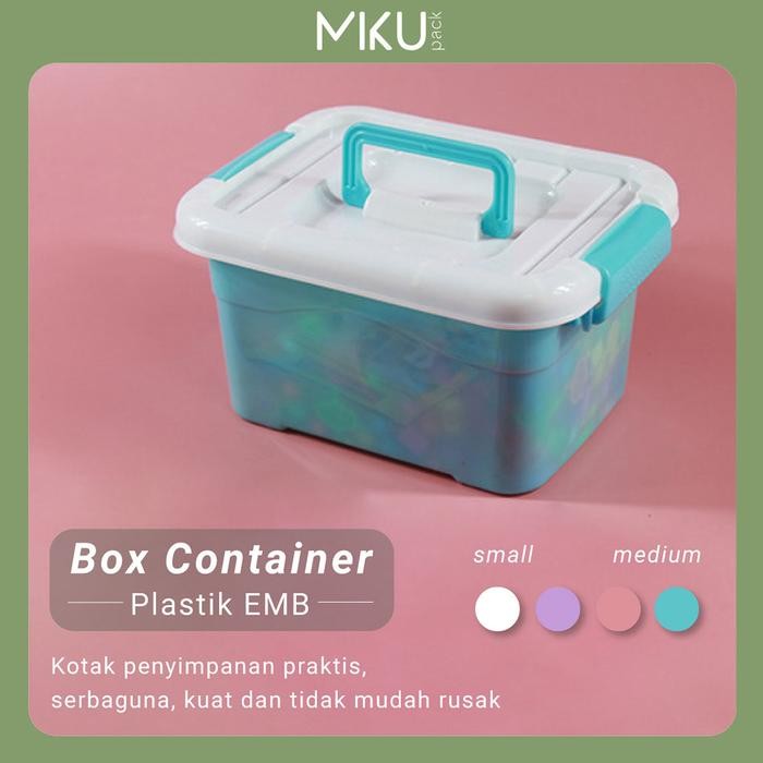 Box Container Plastik Kontainer Kotak Tempat Penyimpanan Baju mainan