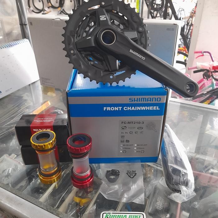 crank shimano altus mt210 + bb raze SPAREPART SEPEDA TERMURAH