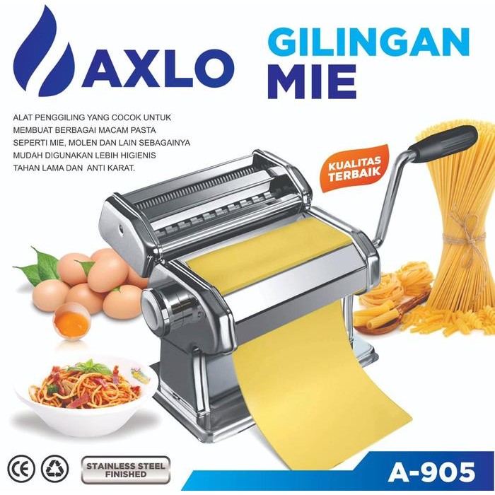 Gilingan Mie Pangsit Gilingan Molen Pasta Maker Axlo Atlas Super Kuat #Gratisongkir